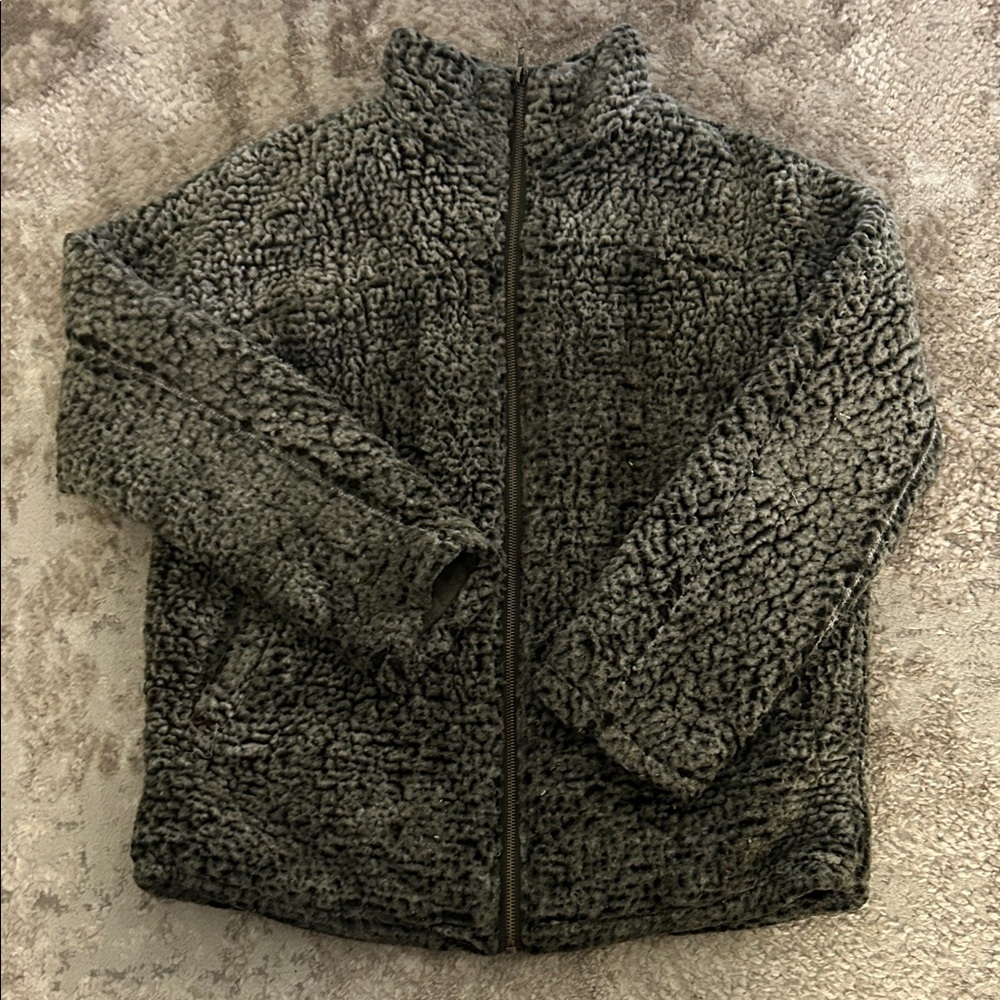 Miami Black Sherpa Puffer Jacket